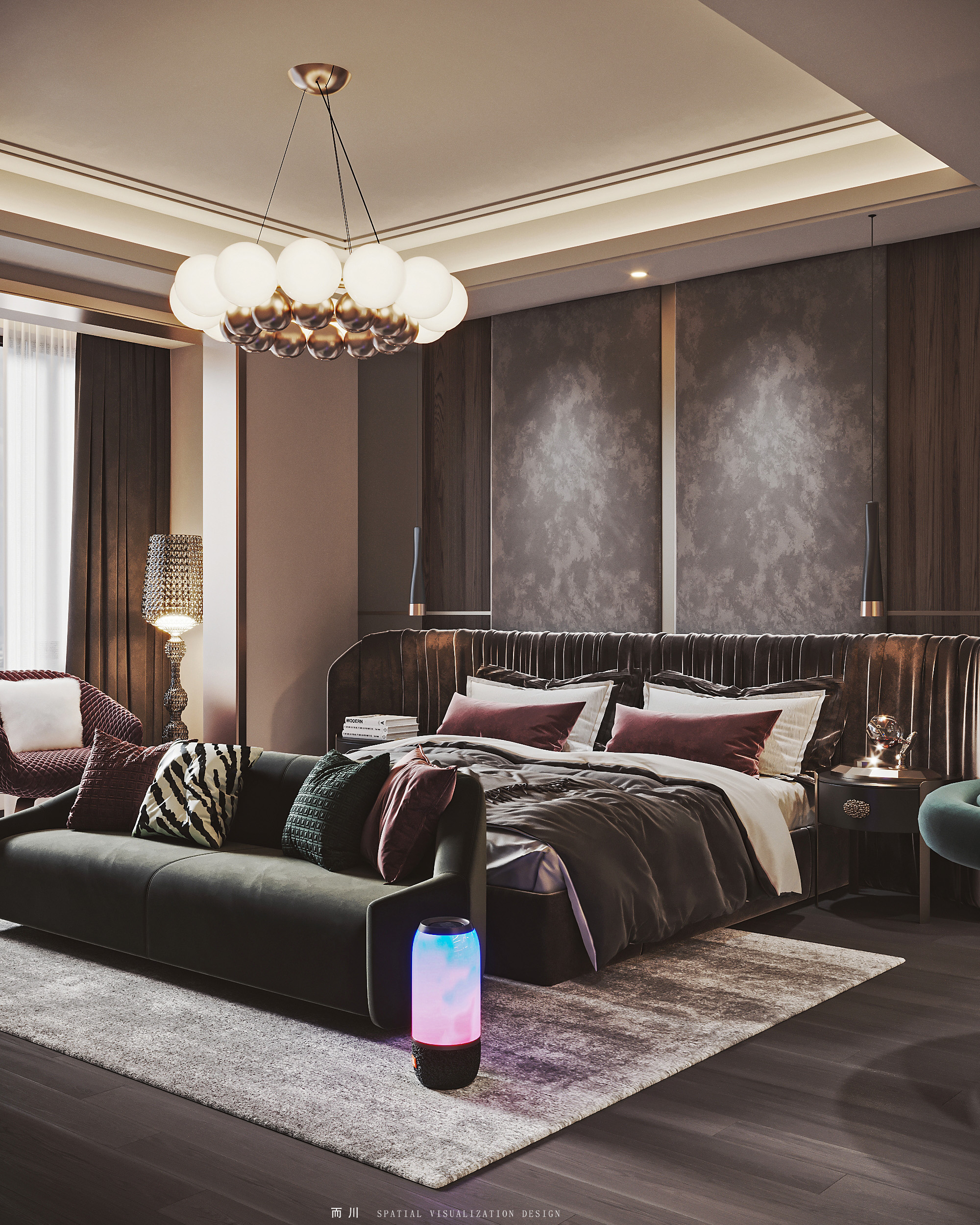 意式轻奢丨而川空间可视化工作室-17