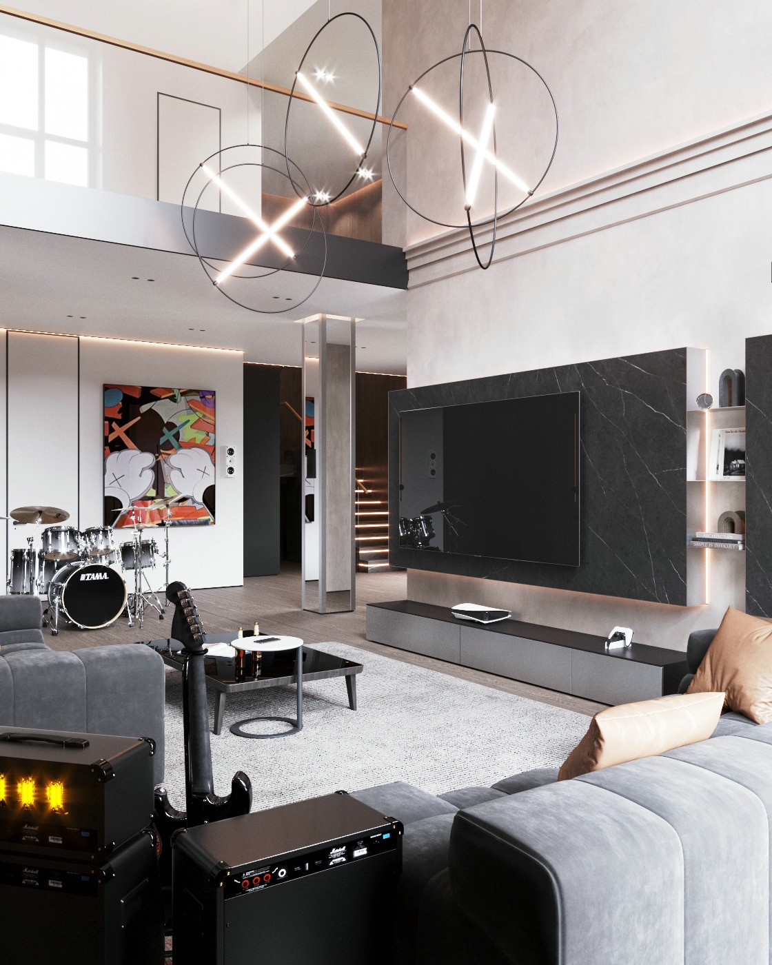 复式简约小空间公寓设计-0