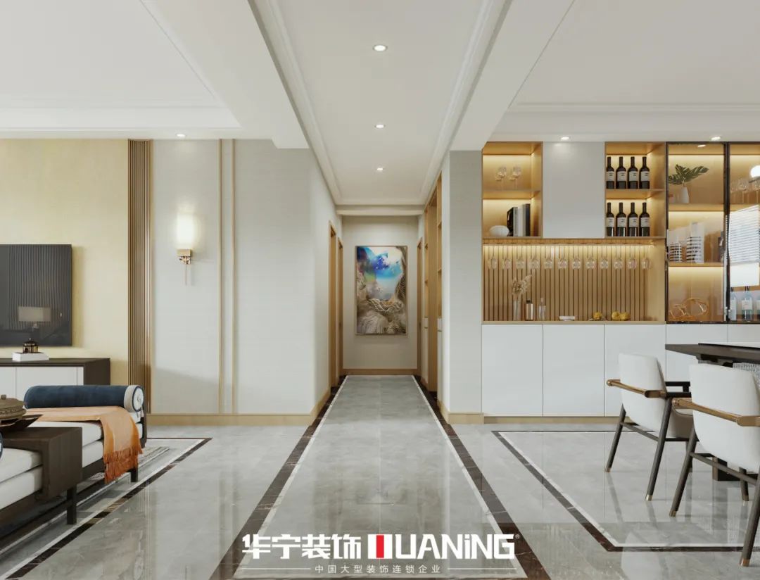 华宁装饰打造日式禅意空间——怡佳花园 130㎡新中风格-75