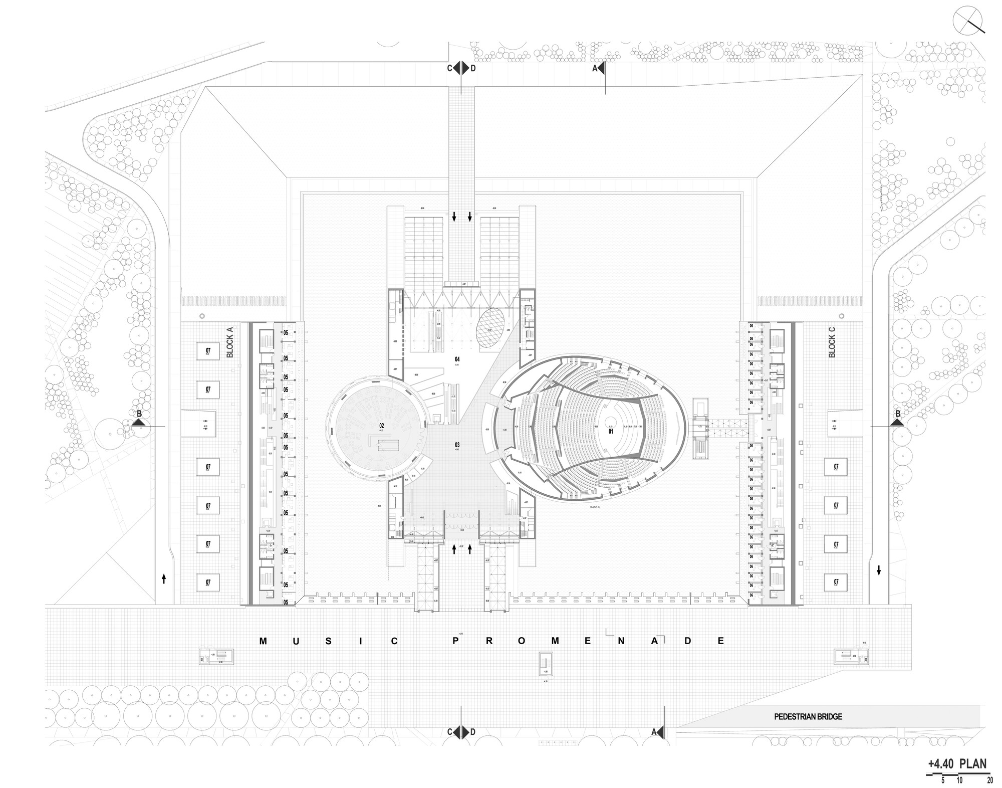 总统交响乐团音乐厅和合唱团大楼丨土耳其安卡拉丨Uygur Architects-74