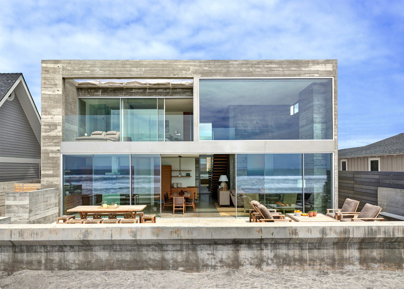 加州现代海景家居，简约设计中的海洋气息-13