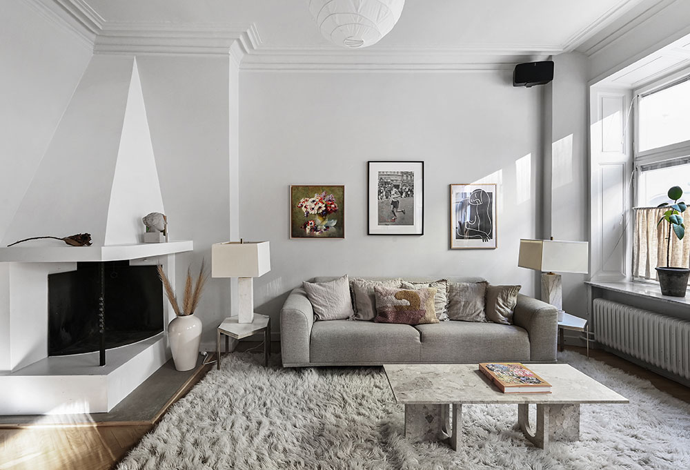 斯德哥尔摩明亮开放厨房公寓设计-8