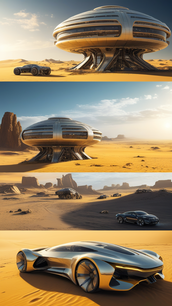 未来科技 荒漠之城-9