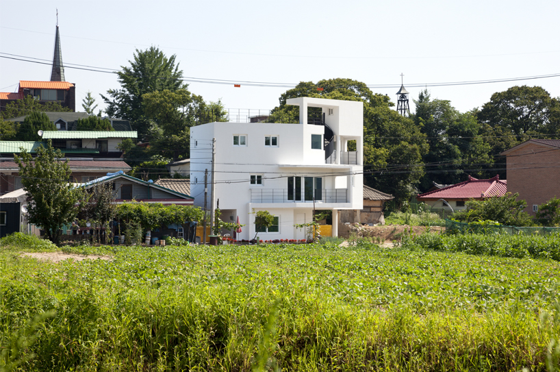 韩国绿扬住宅 | 三代同堂的垂直空间设计-12