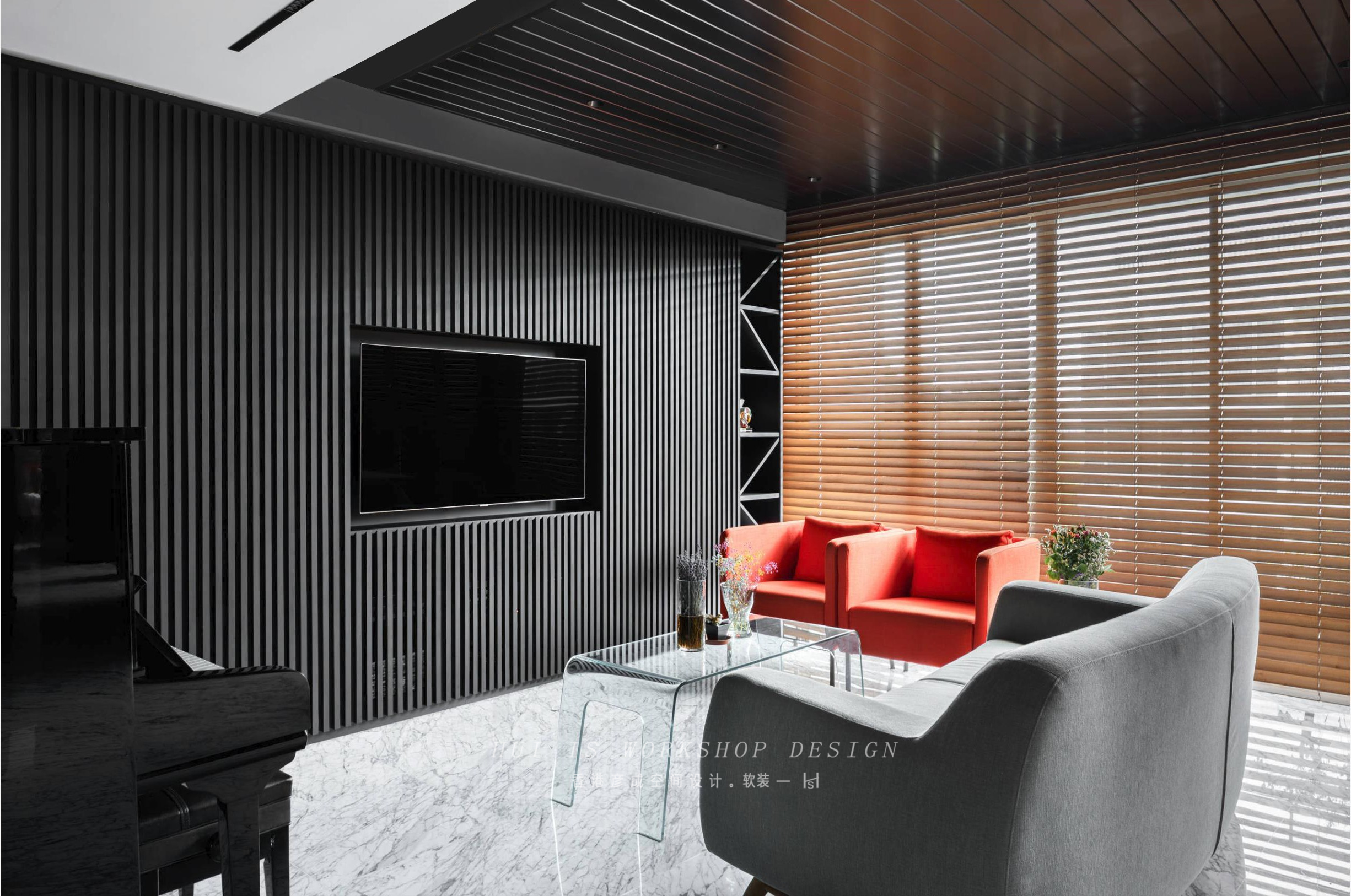 极简黑白灰,打造新闻记者的宁静放松空间-3