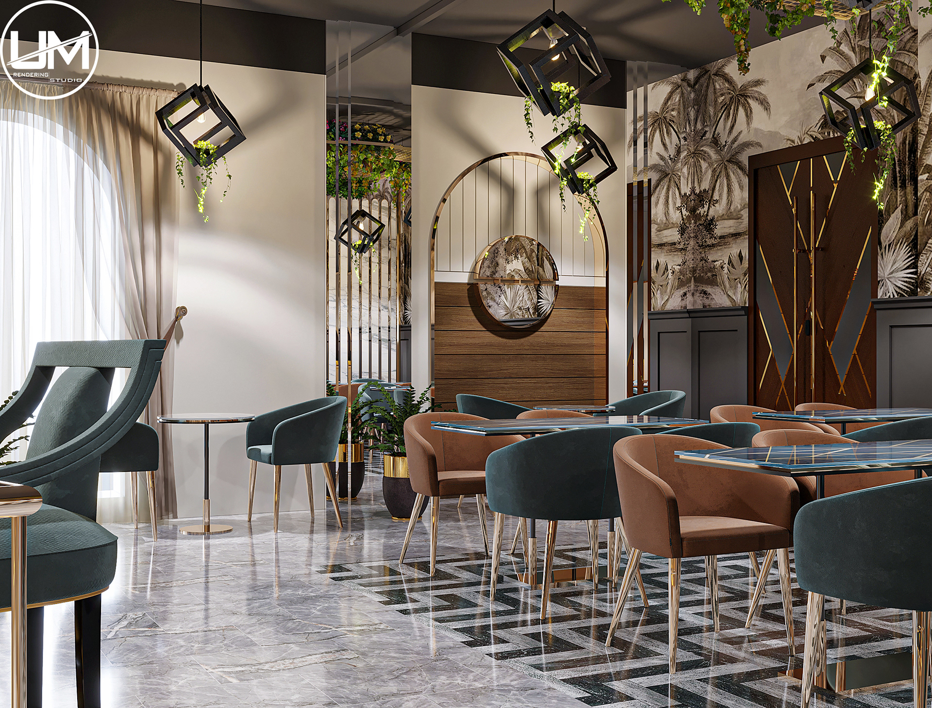 Luxurious Restaurant Interior,Lahore-12