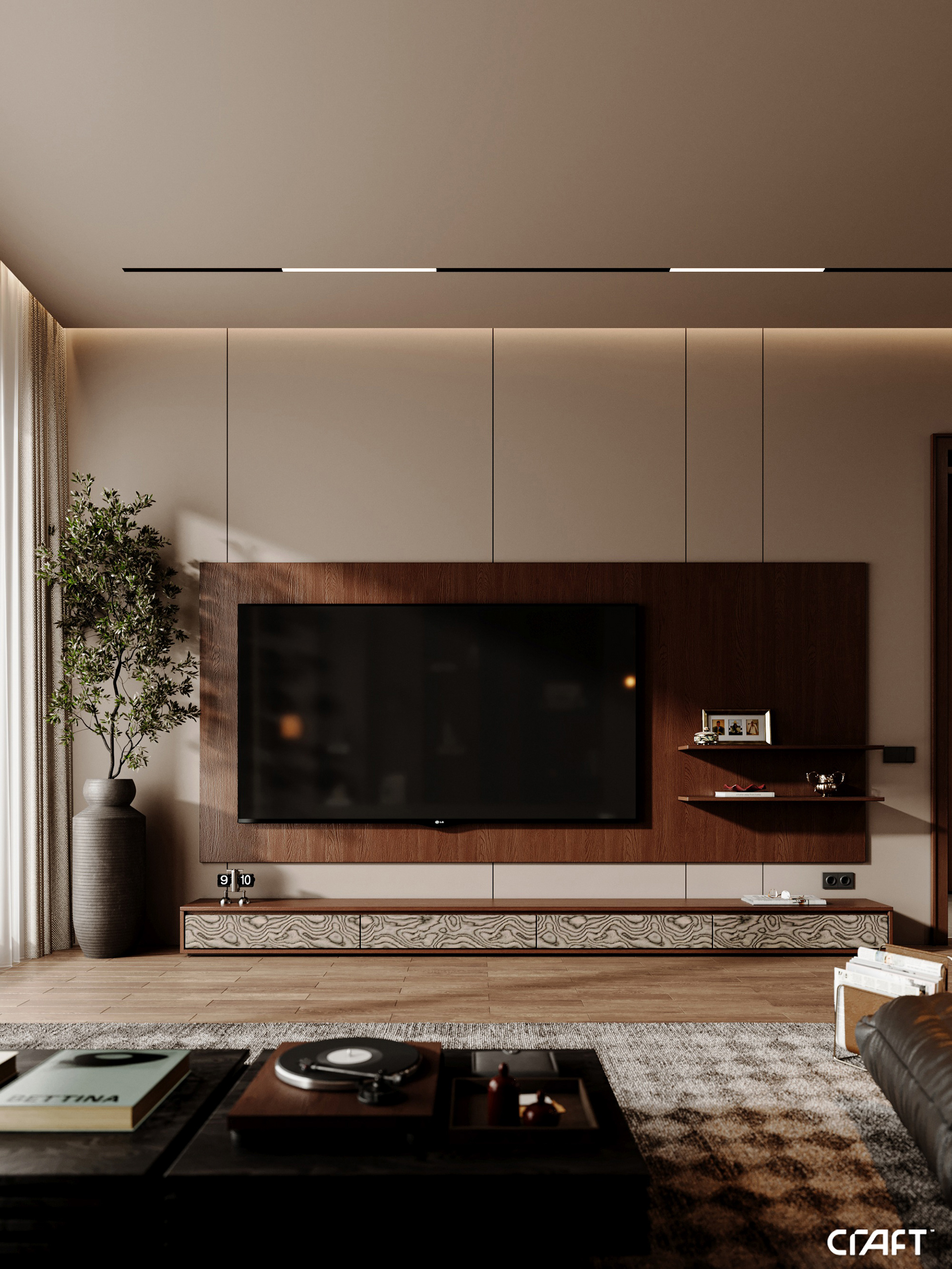 起居空间·健身房·小厨房丨沙特阿拉伯丨Square Meter Office-11