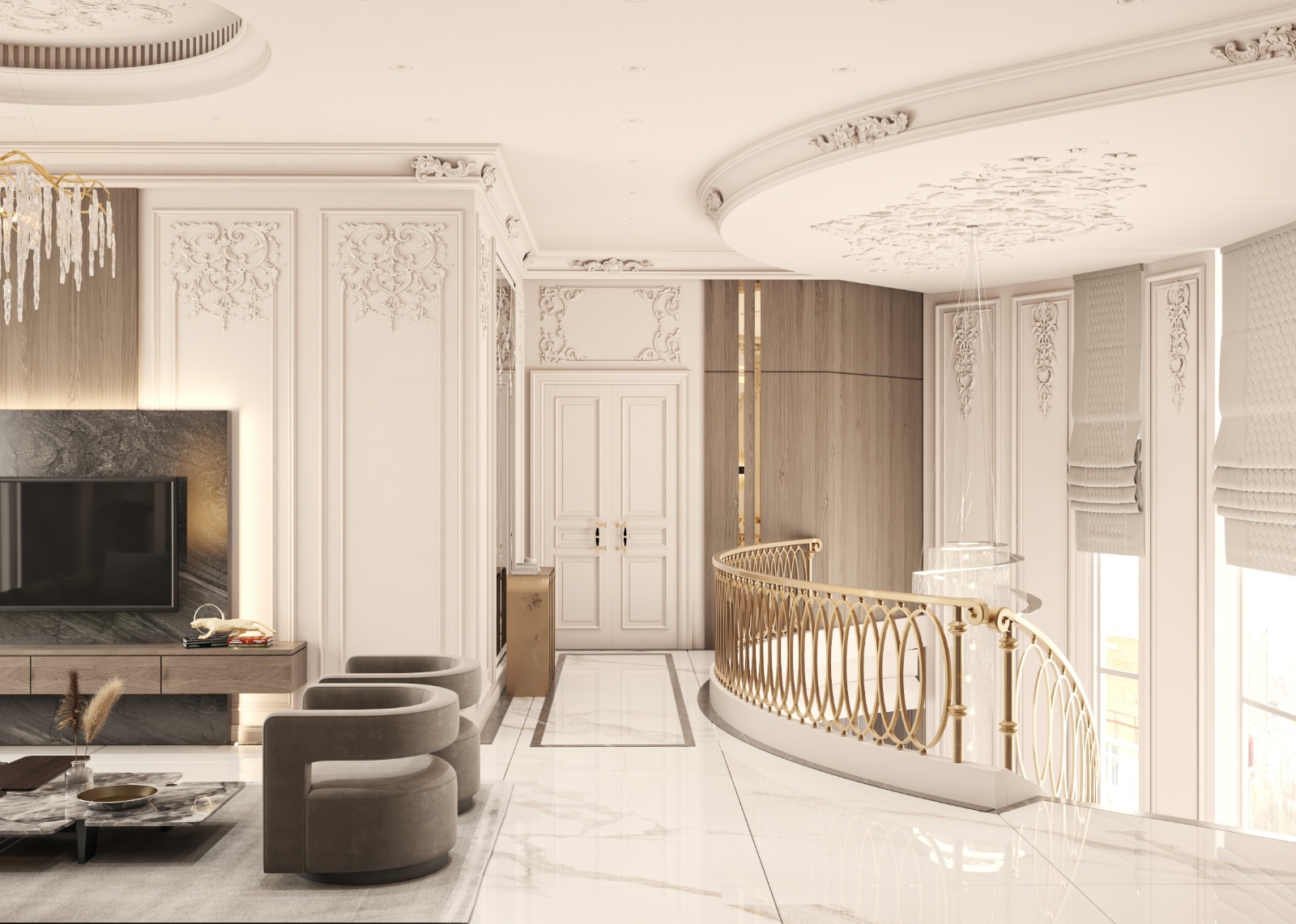 新古典主义客厅丨Palestine-9