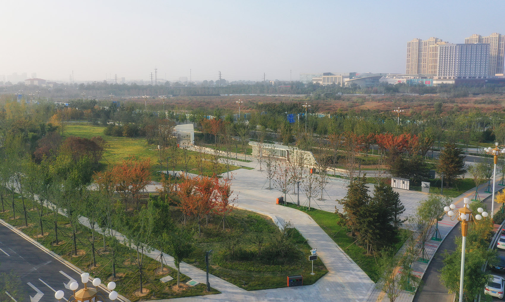 唐山市京唐大道中央绿轴景观-13
