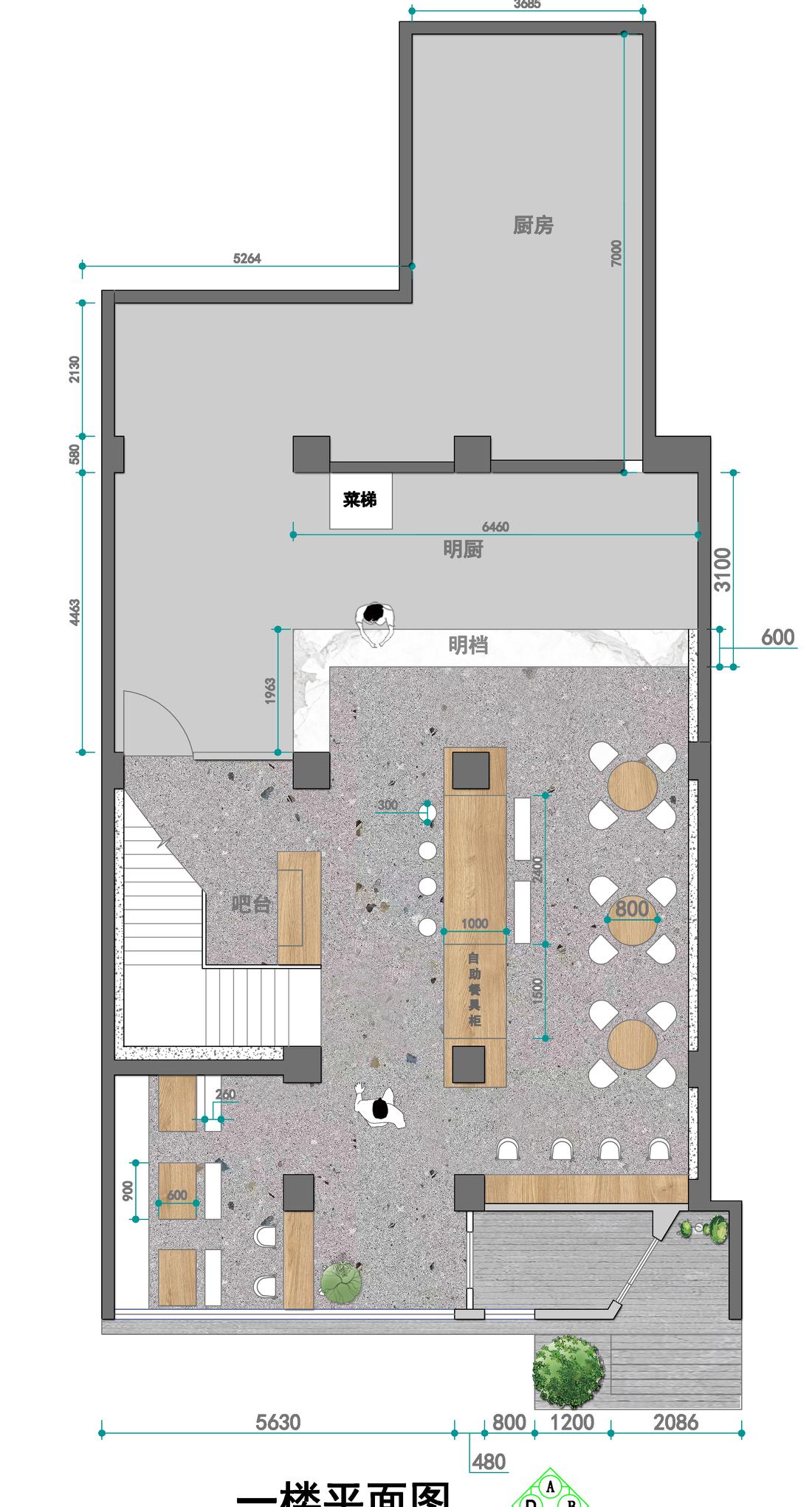 现代工业风格餐厅设计-2