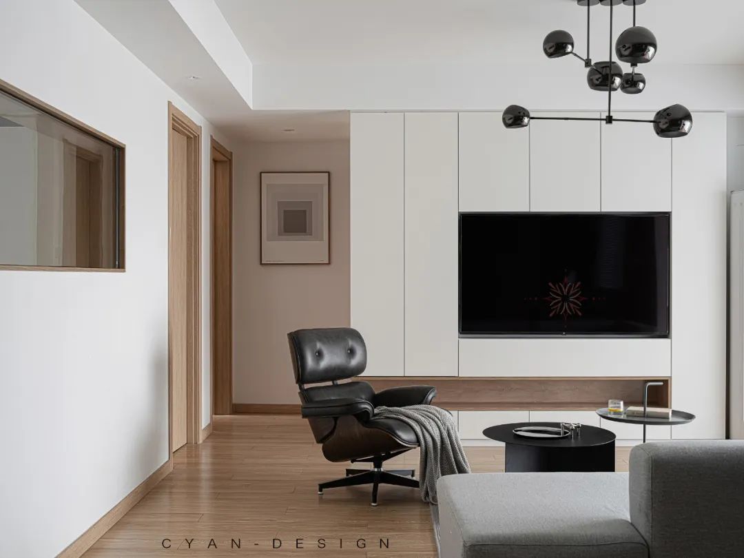 万科金润华府 128㎡现代简约盐系家居,游戏观影收纳一房尽享-33