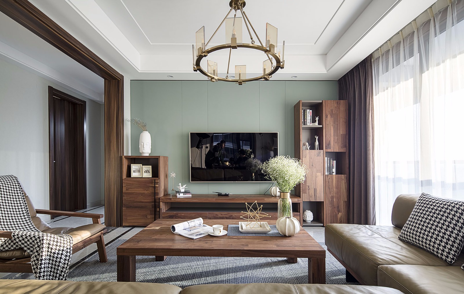 138㎡现代风格住宅——沐浴阳光  朗众设计-7