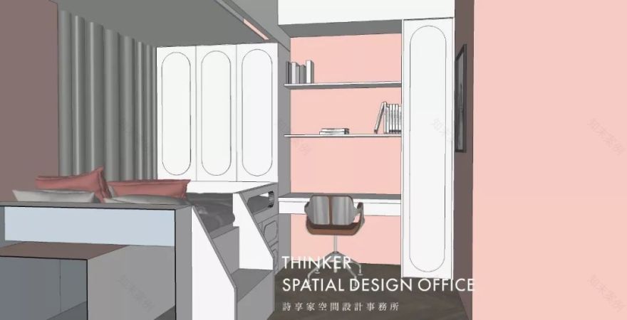 现代混搭风家居,打造元气满满的三口之家-44