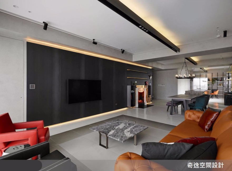 142㎡现代住宅 奇逸空间设计-8