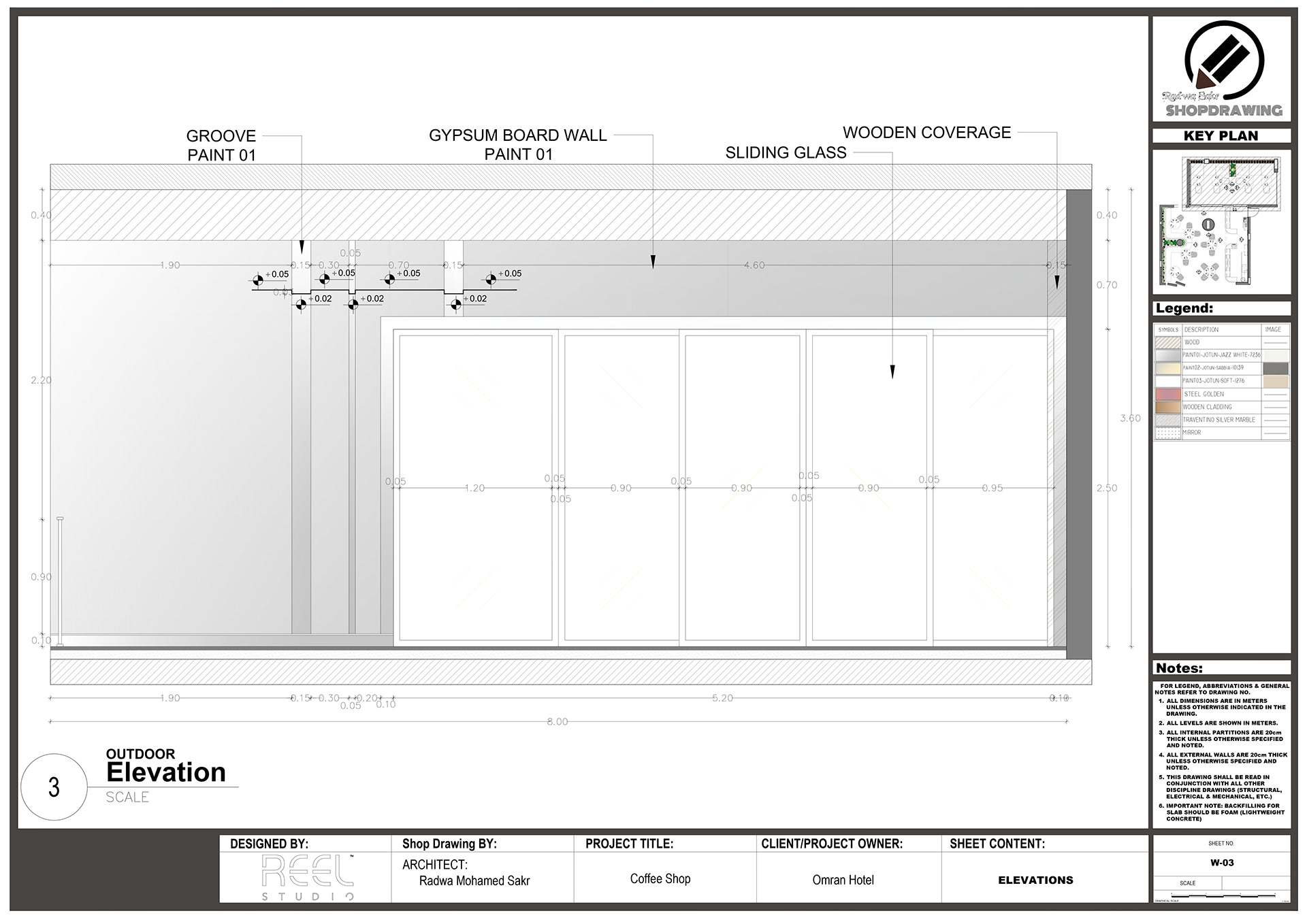 Shop Drawing For Coffe Shop-13