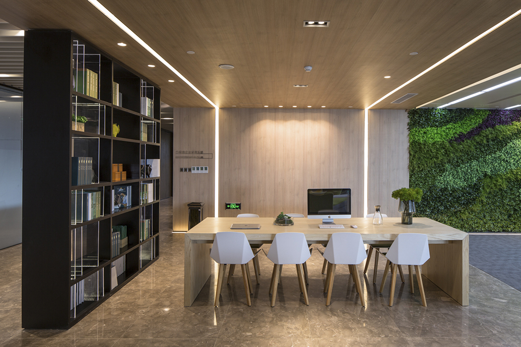 香榭蒂新作丨自然平衡，知识共享时代的智慧办公空间 — 济南绿地国金中心-28