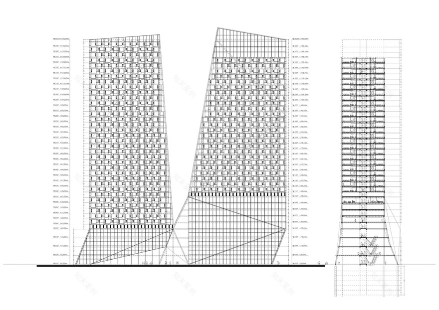 杭州 V 塔楼——现代金融中心的绿色地标-27