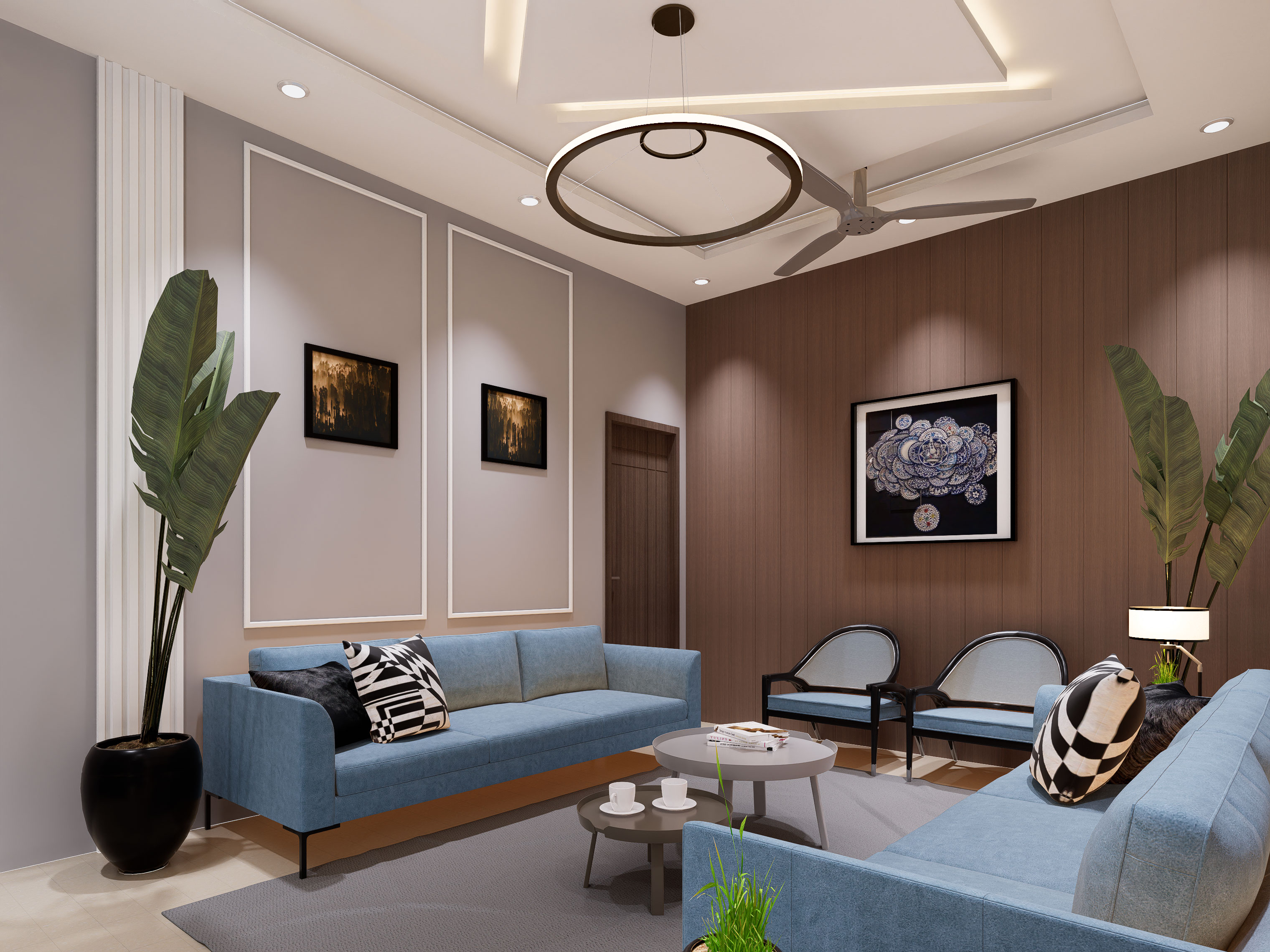 Lounge Interior Rendering-4