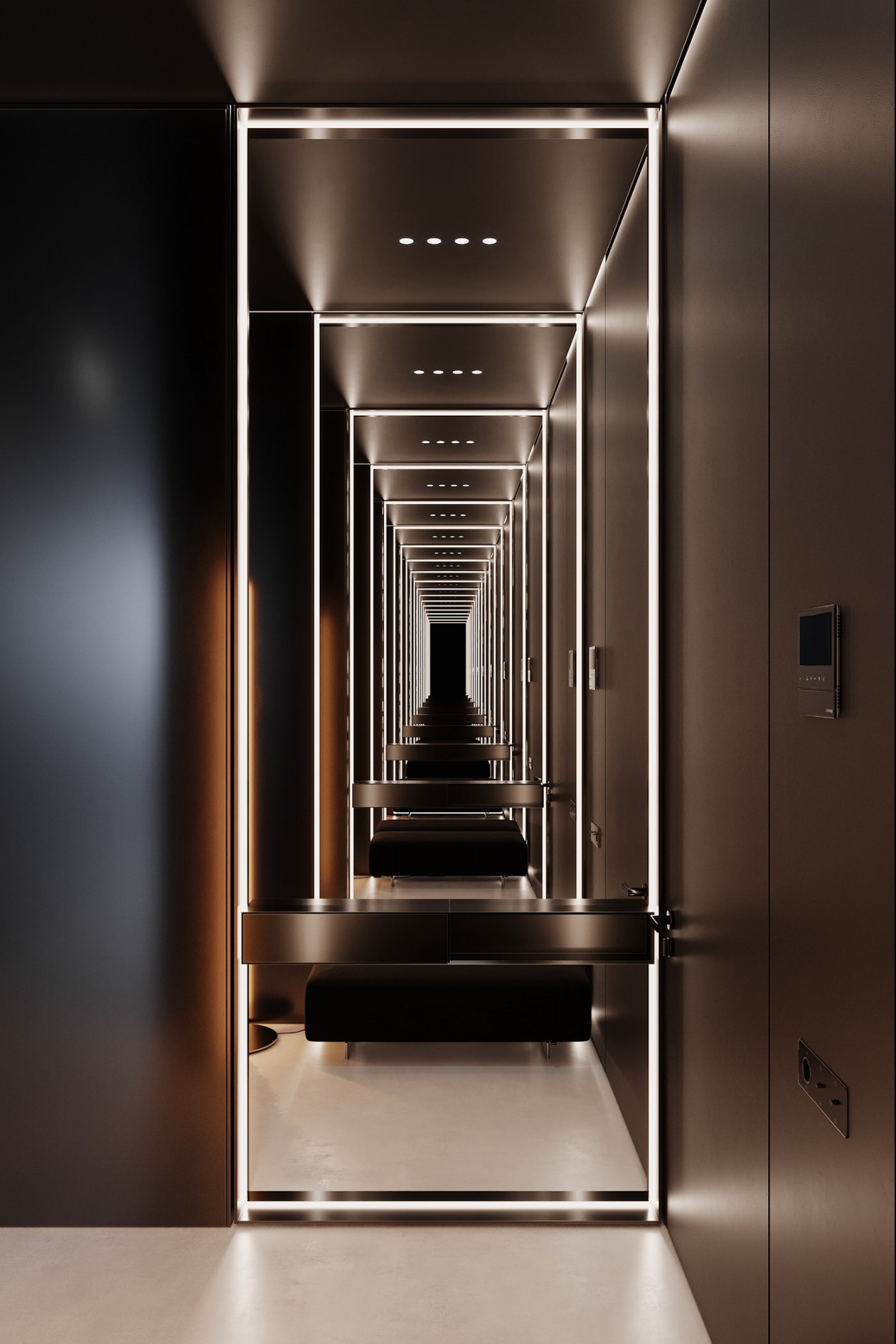 非常前卫的 紫色+暗黑色设计-7