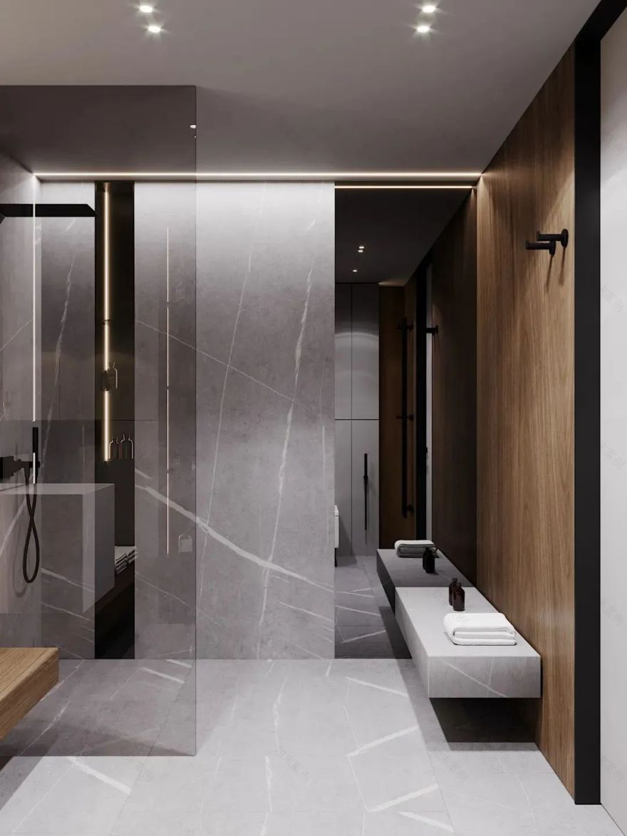 126㎡高级灰木系私宅-33