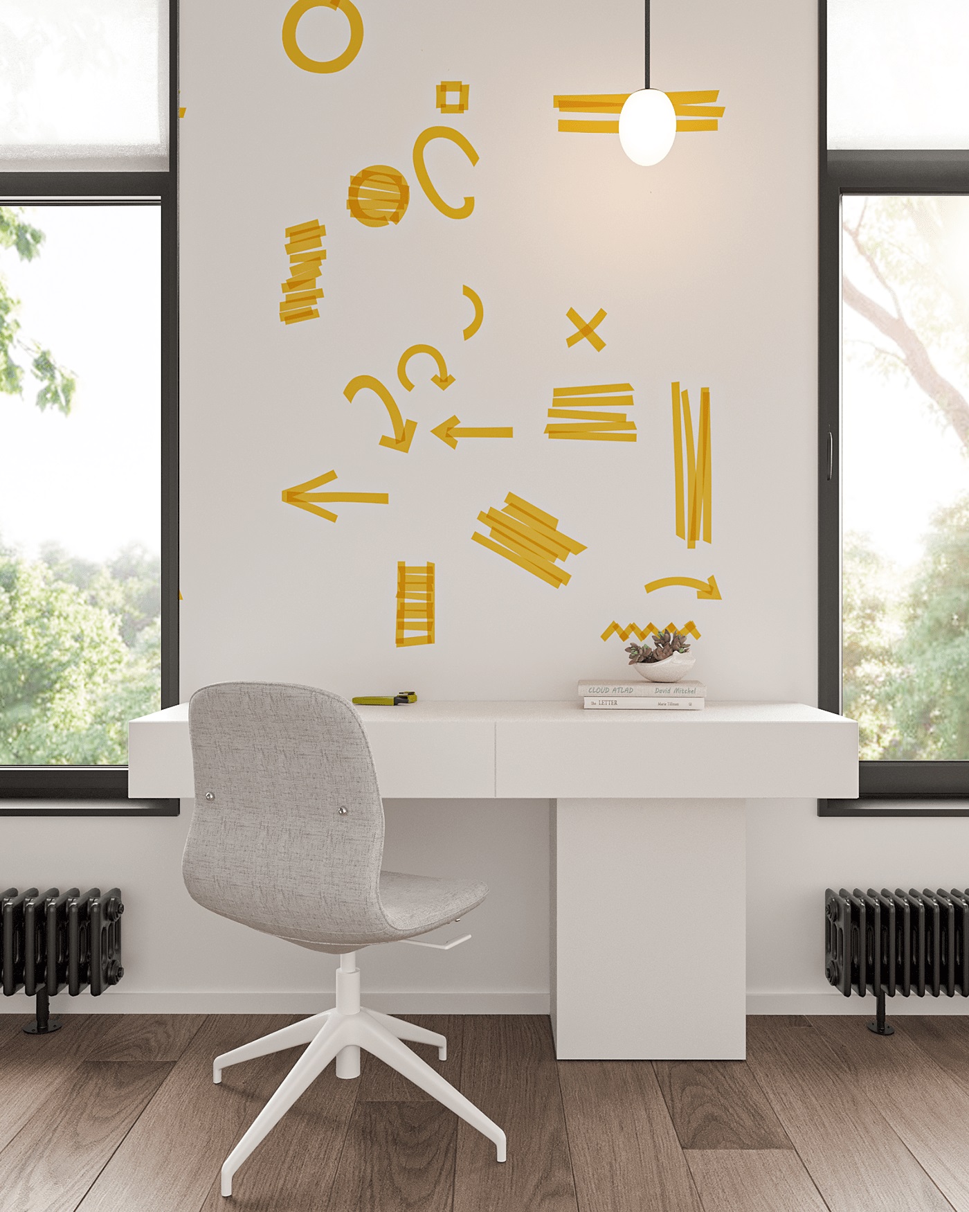 乌克兰基辅浅灰色线住宅设计-21