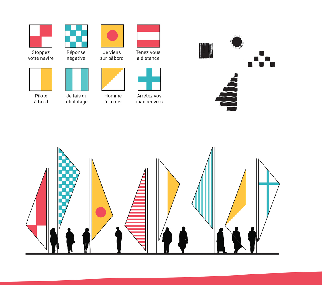 法国鲁昂临时公园·绚丽多彩的帆船造型-37