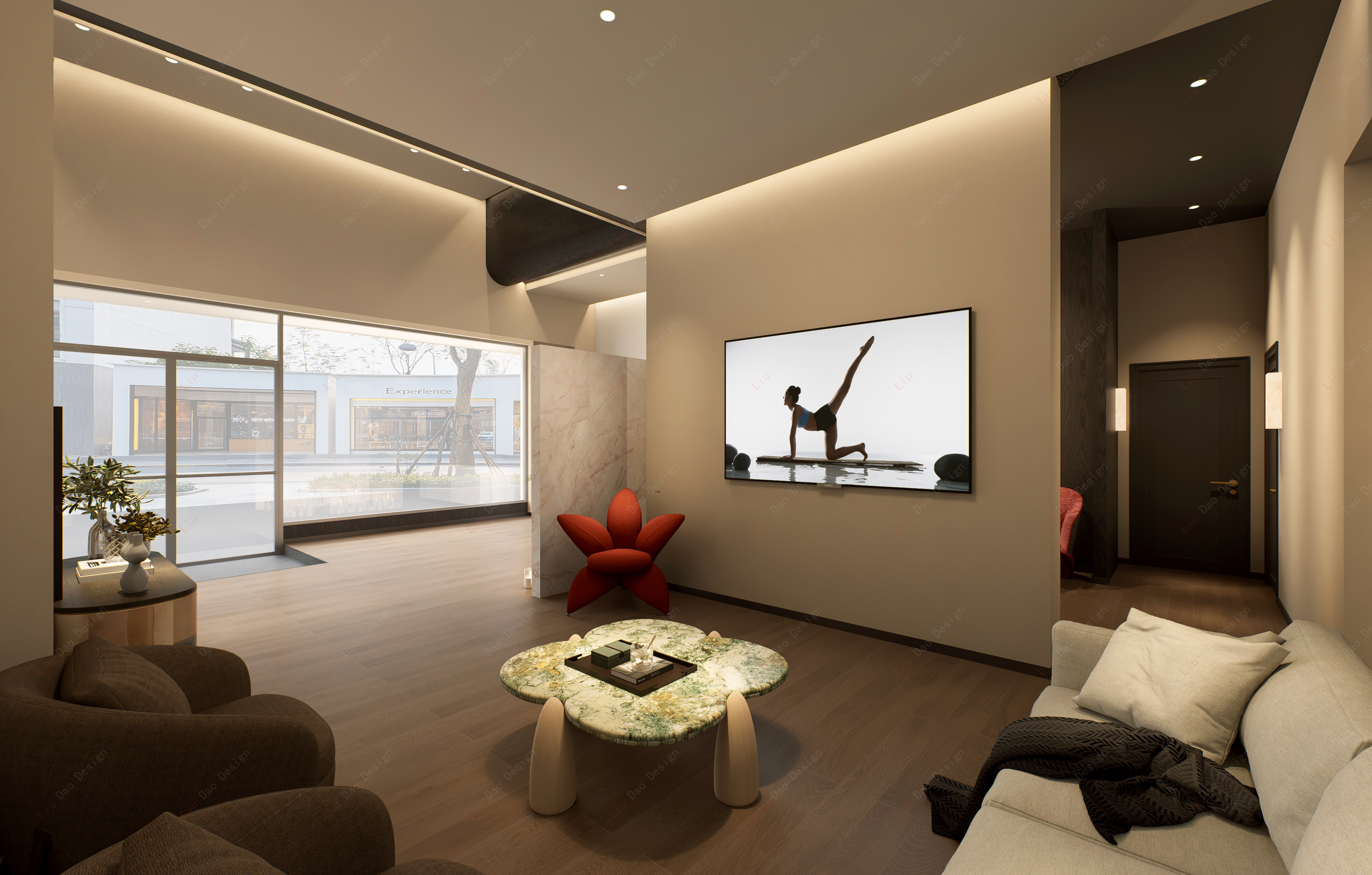 静悦瑜伽寮步店设计-4