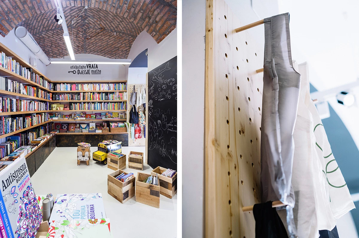 关爱环境与人的克罗地亚书店设计-14