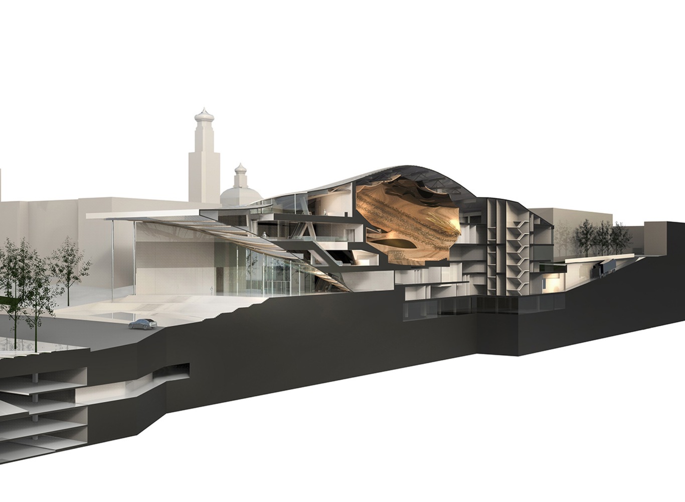 Zaha Hadid Architects Reinterprets Sound Waves for the Sverdlovsk Philharmonic Concert Hall-54