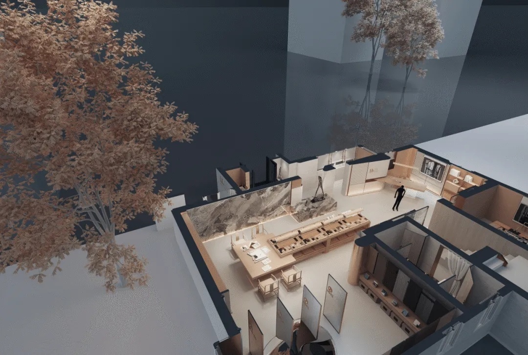 沈阳绿萝复合板艺术展厅丨中国沈阳丨QI'S建筑设计师事务所-17