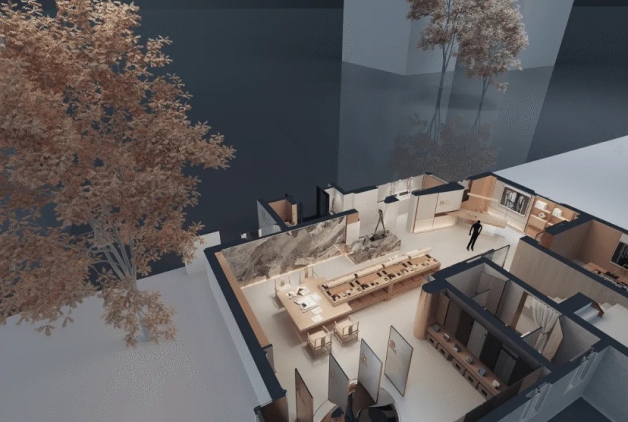 沈阳绿萝复合板艺术展厅丨中国沈阳丨QI'S建筑设计师事务所-17