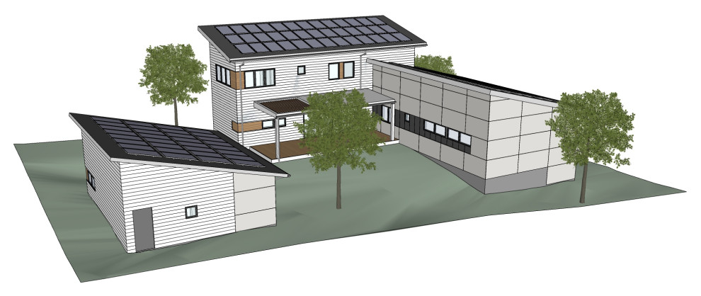 庭院周边净零能耗建筑新建项目-11