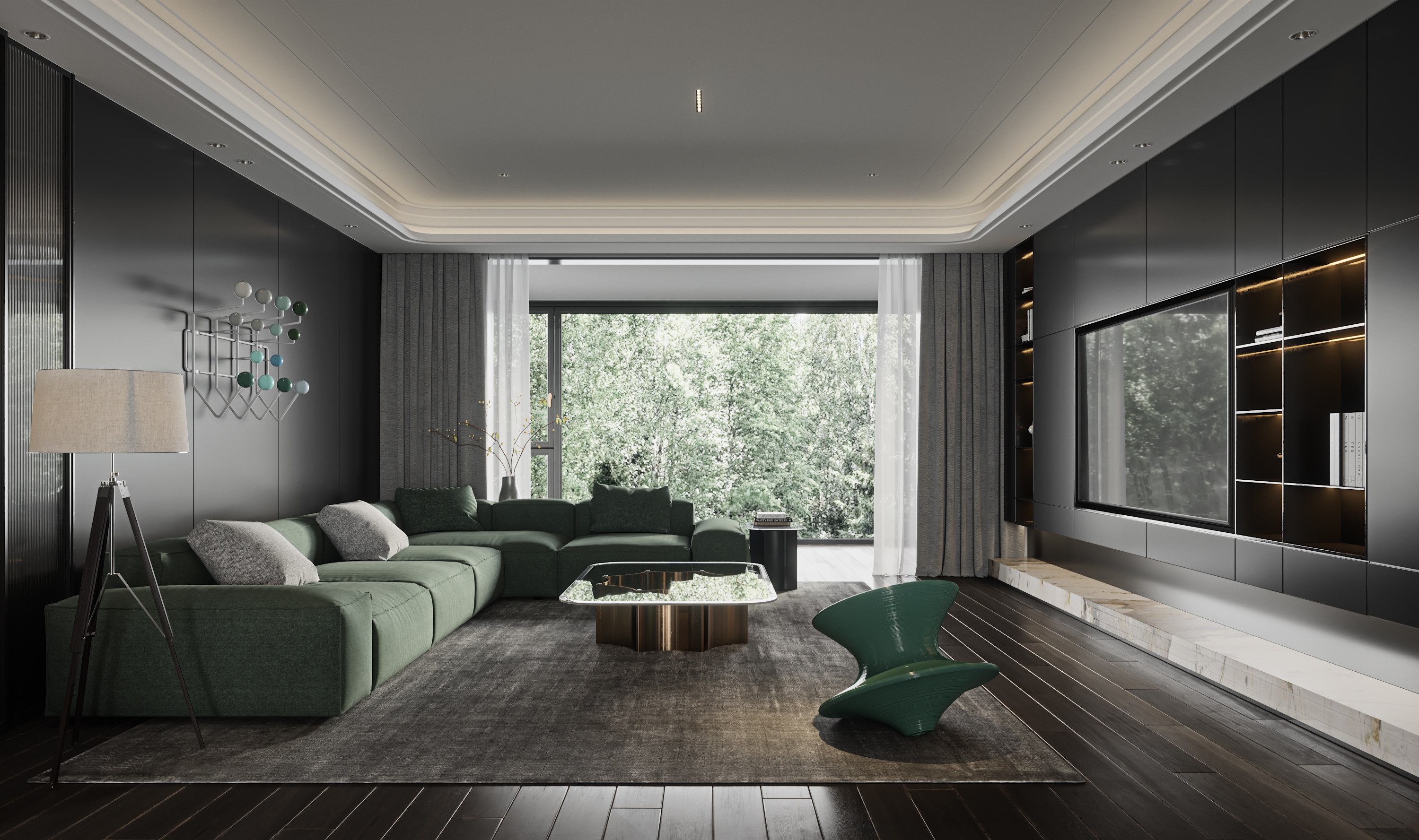 豪华公寓设计丨知名设计师-4