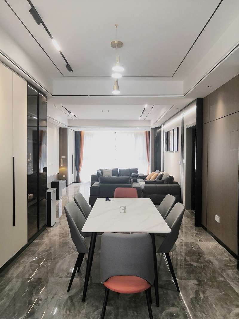 北尚御景 140 户型现代无主灯设计-3