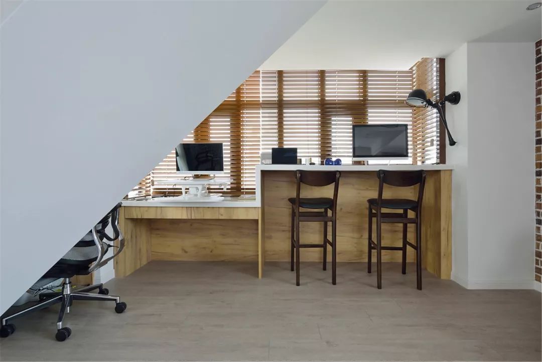 130㎡自然风复式  城市空间设计-52