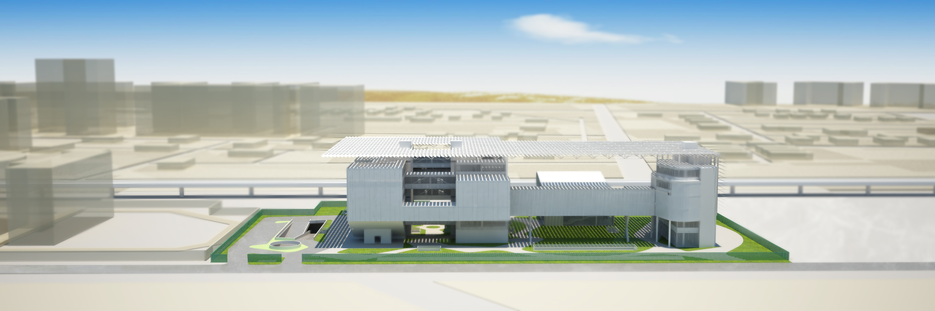 绿色雕塑双塔 · 农村电力公司总部-11