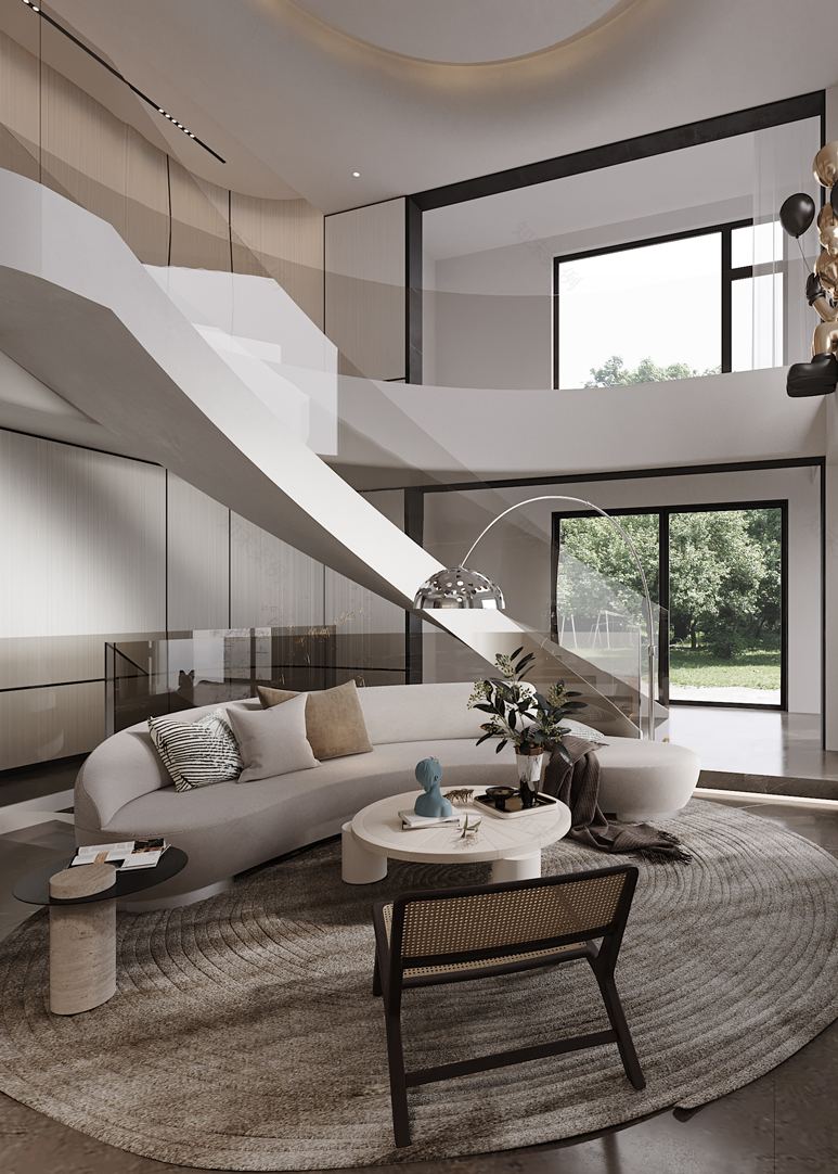 福州万科金域华府现代简约复式楼设计丨中国福州丨林健,康伟军,章丽青,何靓妮-4