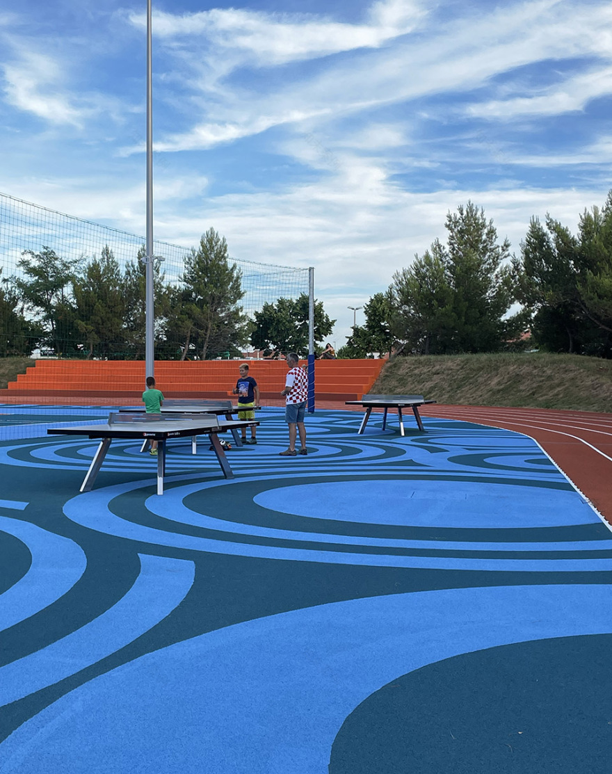 克罗地亚 Marija i Lina 小学运动场丨Nenad Marić-58