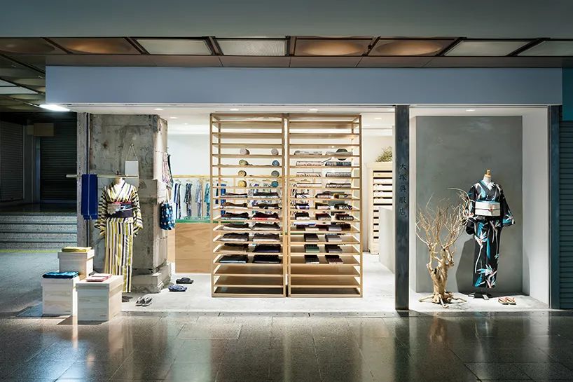 【477期】一家日本传统服装商店，独特的陈列方法从新定义了这个商店-26