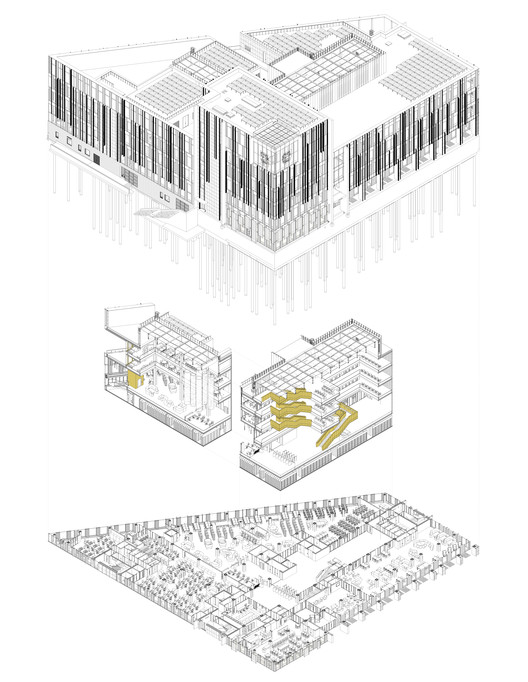 伯明翰大学新图书馆 · 绿色之心,现代美学-17