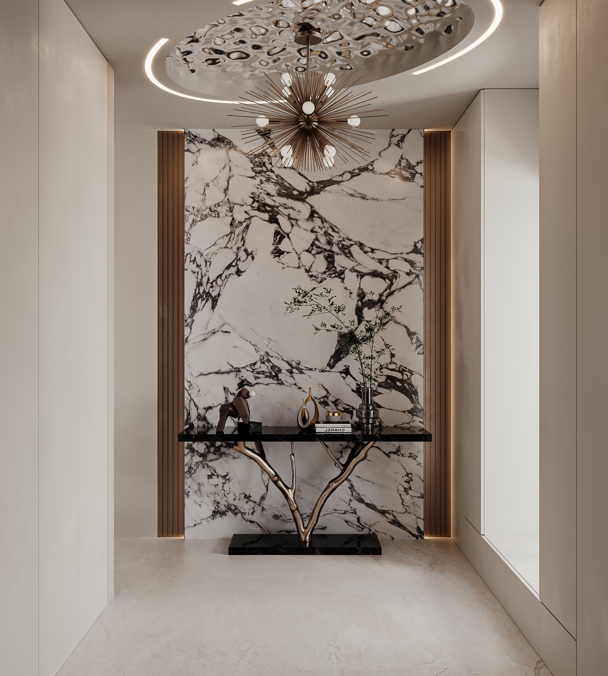 奶油轻奢效果图制作-4