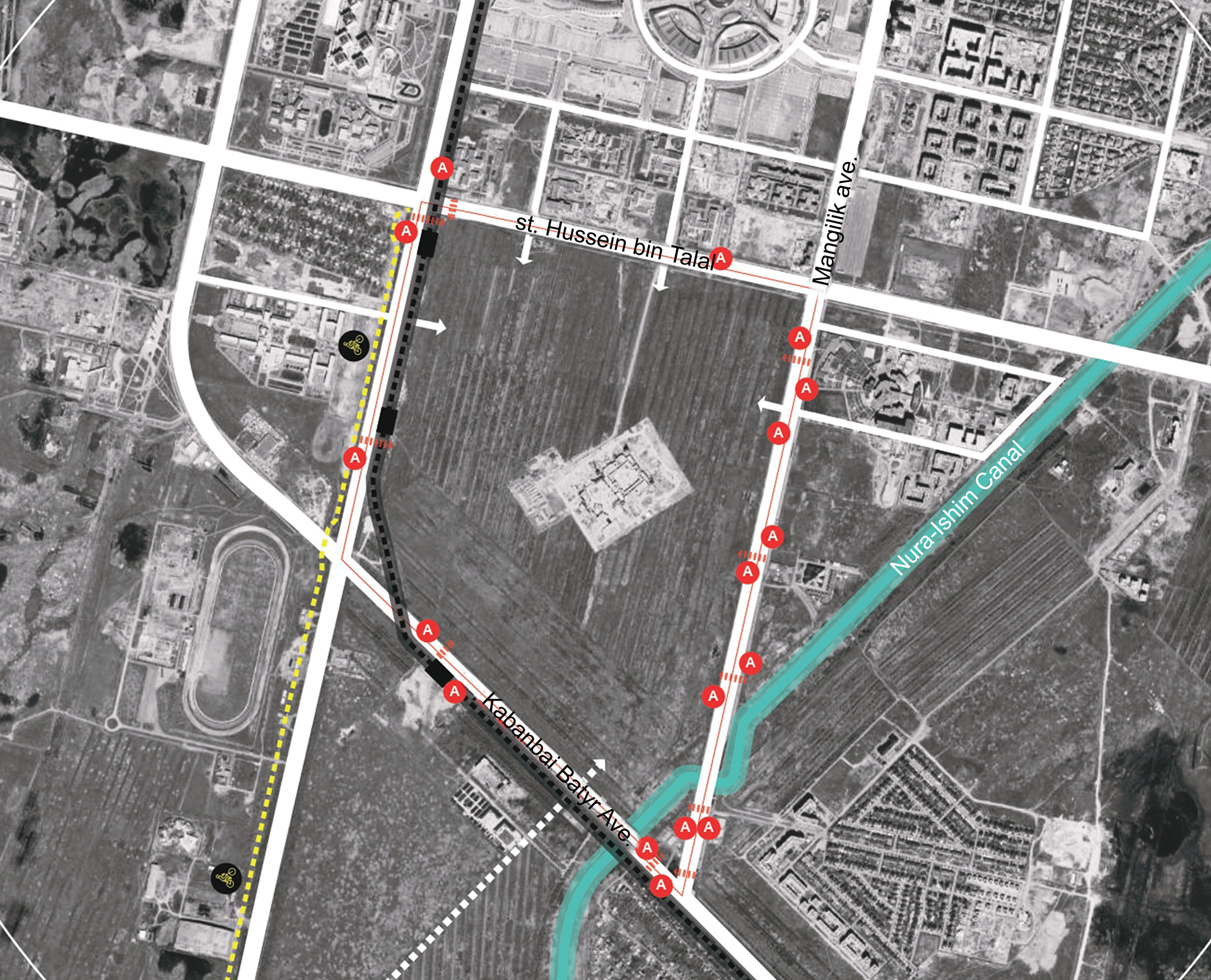 GRAND MOSQUE周边开发项目丨哈萨克斯坦丨LEVEL80 | architects（团队成员众多）-15