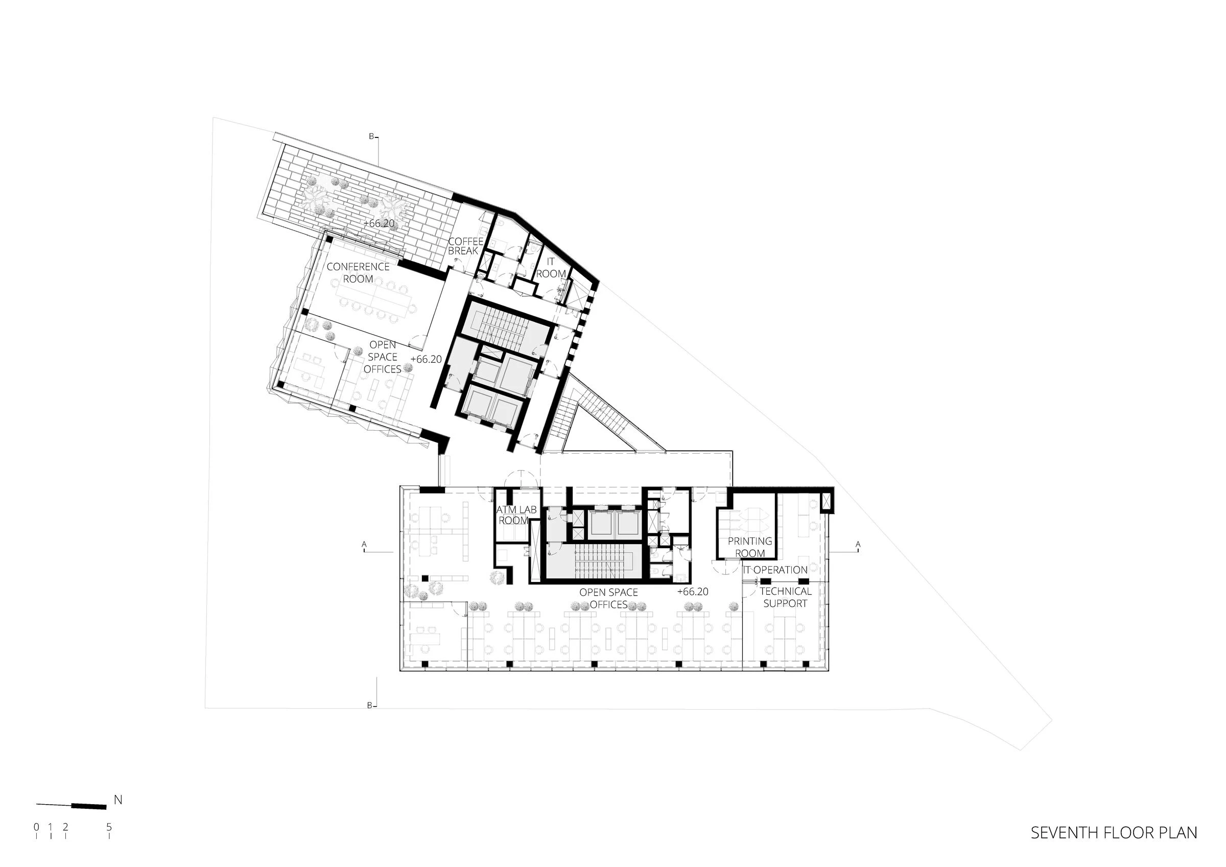 第一国民银行总部丨黎巴嫩贝鲁特丨Raed Abillama Architects-30