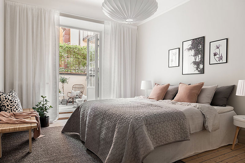 瑞典温馨米色公寓设计-7