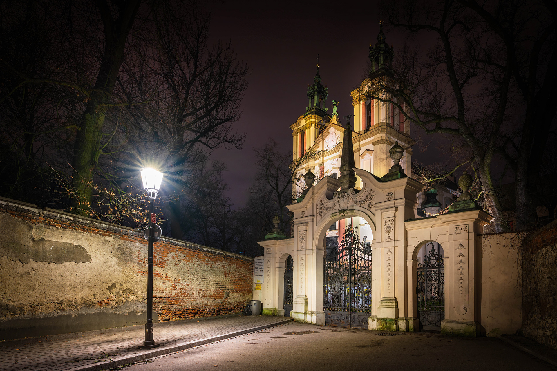 Different faces of the Church on Skałka in Krakow-4