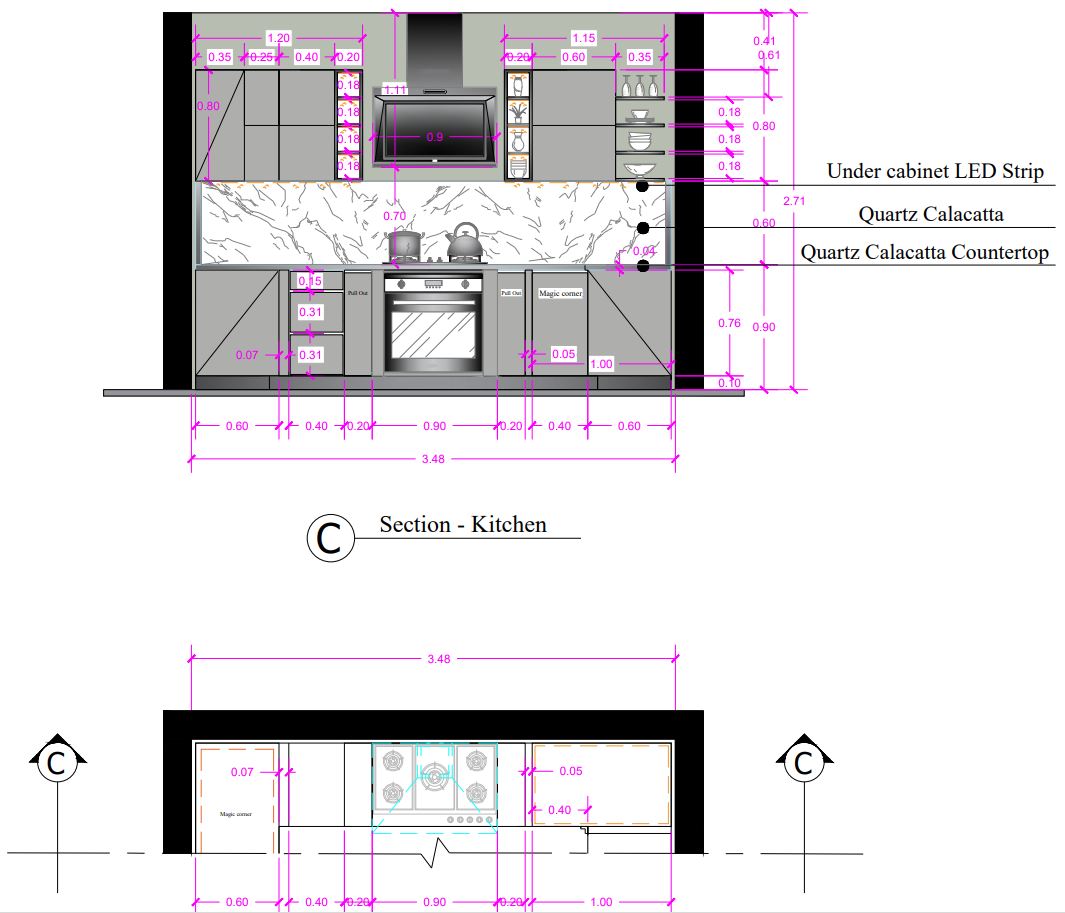 Modern Kitchen in KSA-21