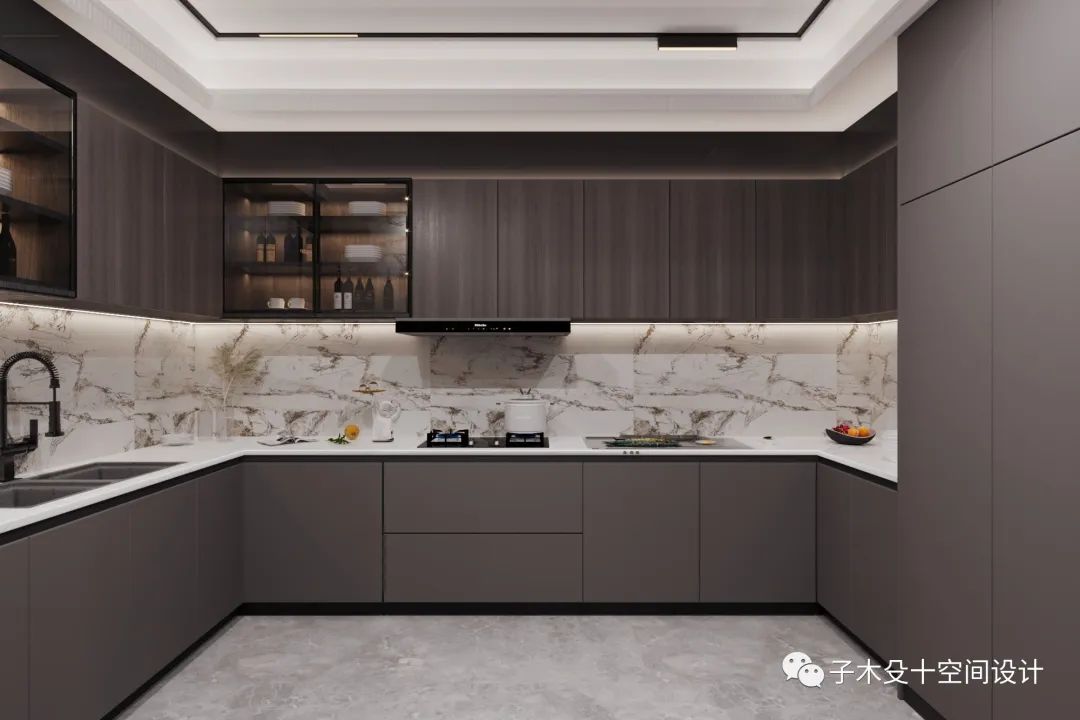 现代轻奢的家居艺术,吉林 1000㎡空间设计解读丨中国吉林丨子木殳十空间设计-41