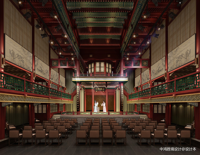 正乙祠戏楼968平米装修案例丨中国北京-17