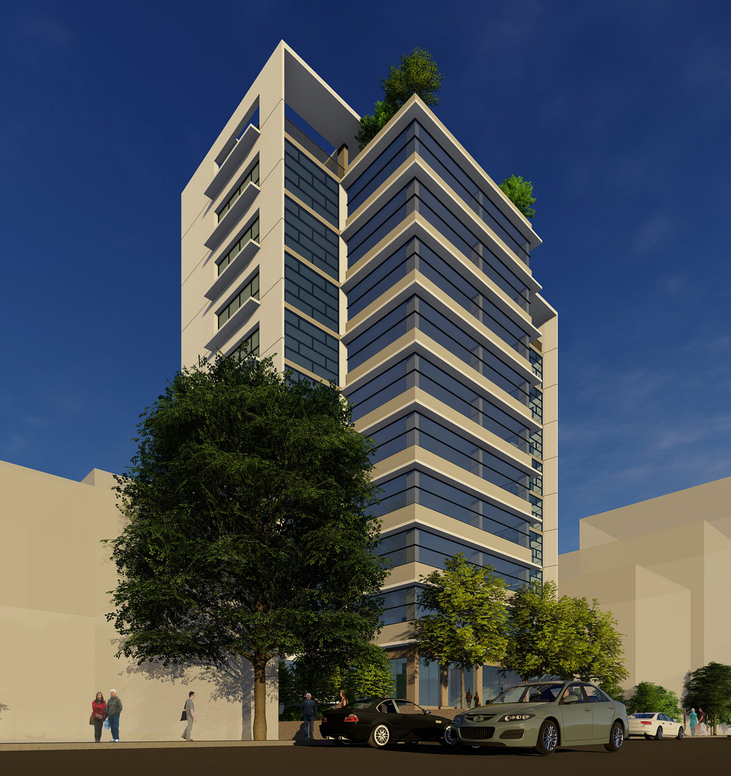 AG Heights · 达卡新商业地标的绿色建筑设计丨孟加拉国达卡丨Oli Mahmud Architects-11