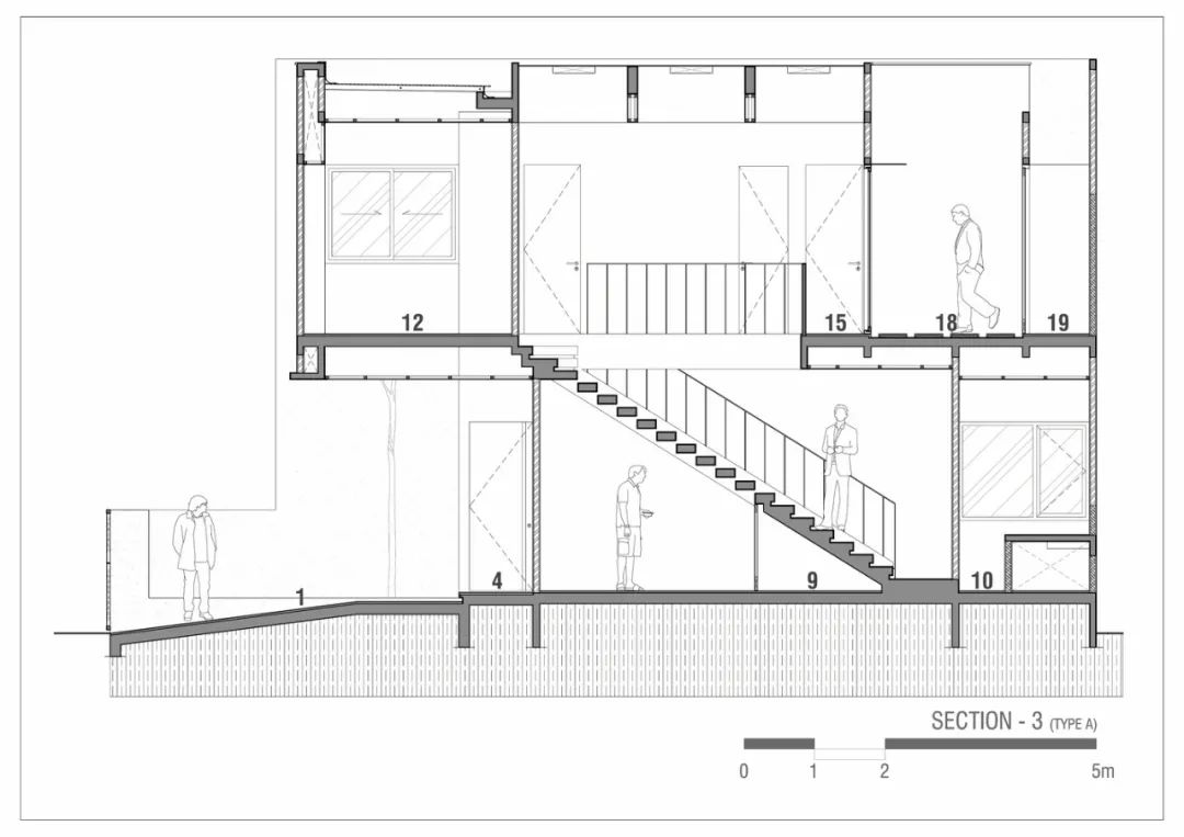 印尼泗水 518 平米地块的 5 个“R 微型住宅”设计-55